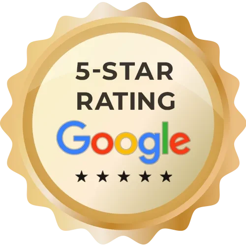 Google 5 Star Rating badge