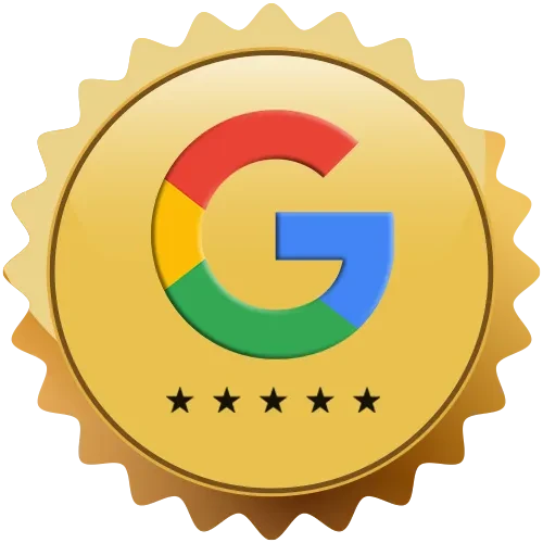 Google 5 Star Reviews badge