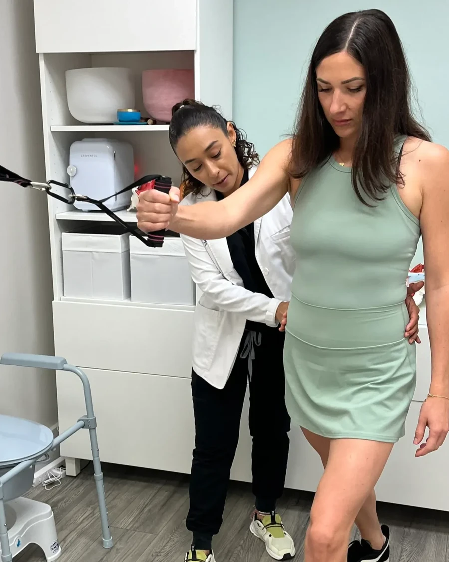 Progressive strengthening after pelvic floor therapy